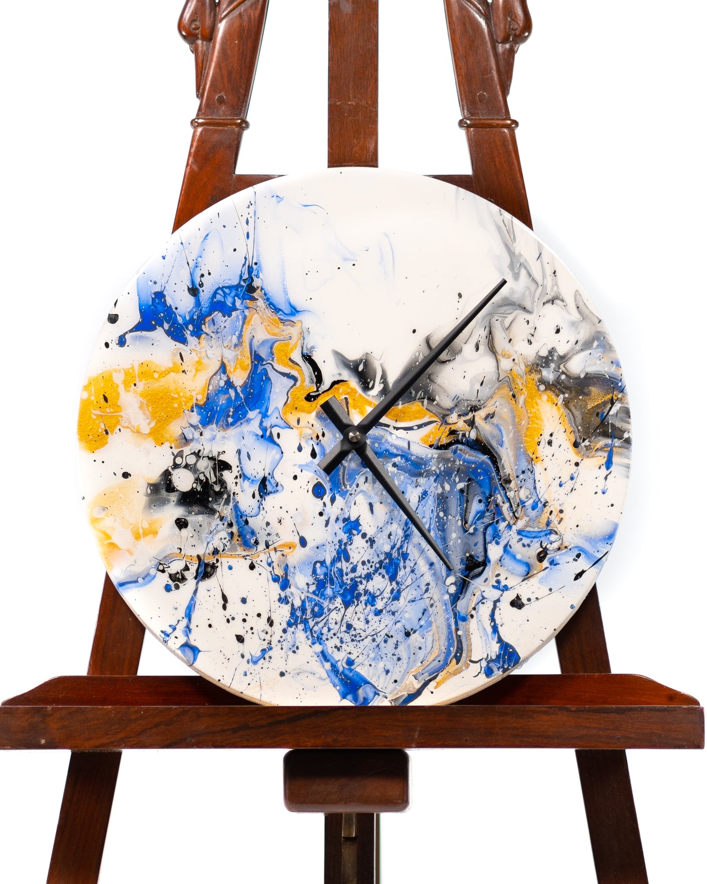 Orologio da Parete in Legno Resina 30 cm di diametro
