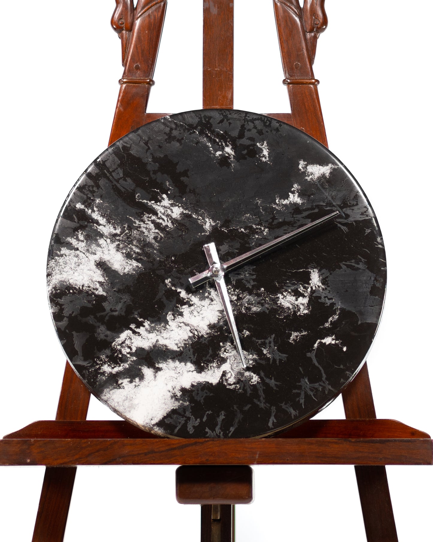 Orologio circolare da parete in resina epossidica