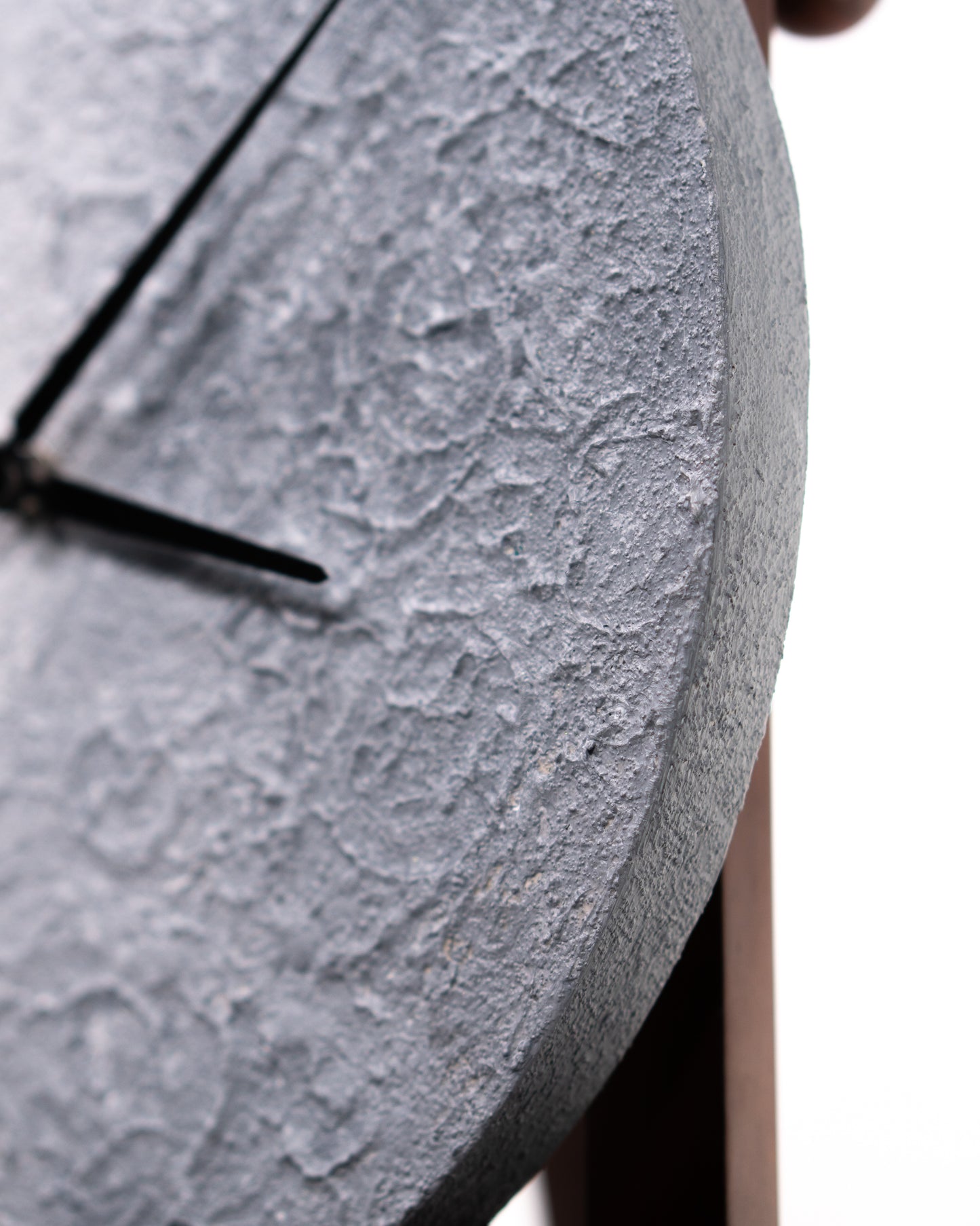 Orologio Da Parete in Legno Gesso effetto Luna 30 cm di diametro