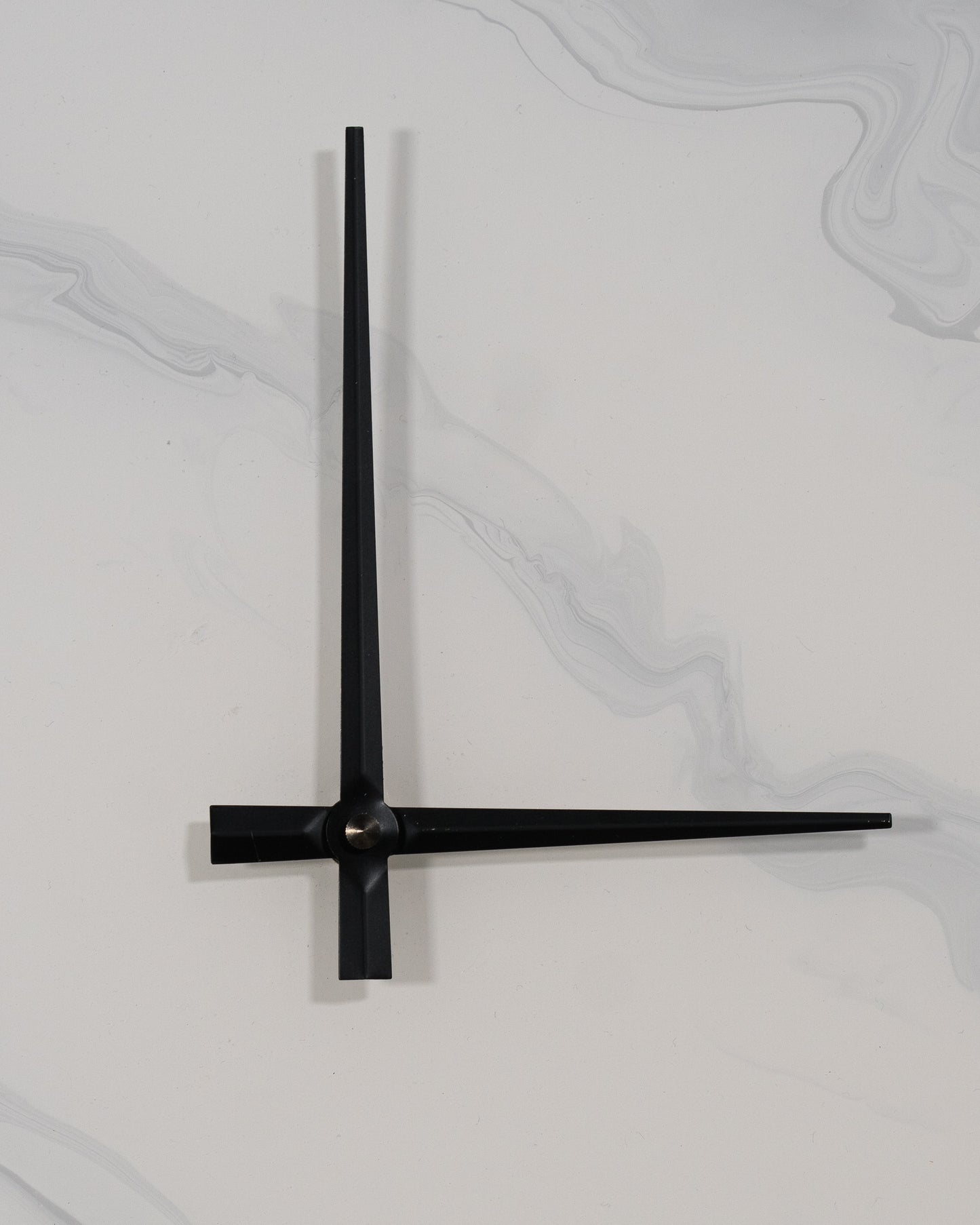 Orologio da Parete in Legno Resina effetto Marmo Carrara 40 x 40 cm